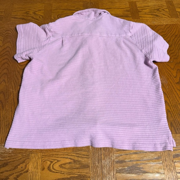 Big Bud Press Pantry Honeycomb Button up Shirt in Lavender XS Relaxed Fit Boxy - Picture 13 of 16